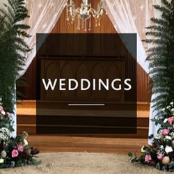 WEDDINGS image of wedding isle with lace drapes